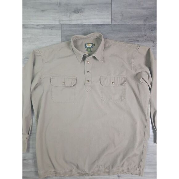 Cabela's Elastic Band Waist Button Up Guide Shirt Sz 2XL Tall Outdoors Hunting - Picture 4 of 9